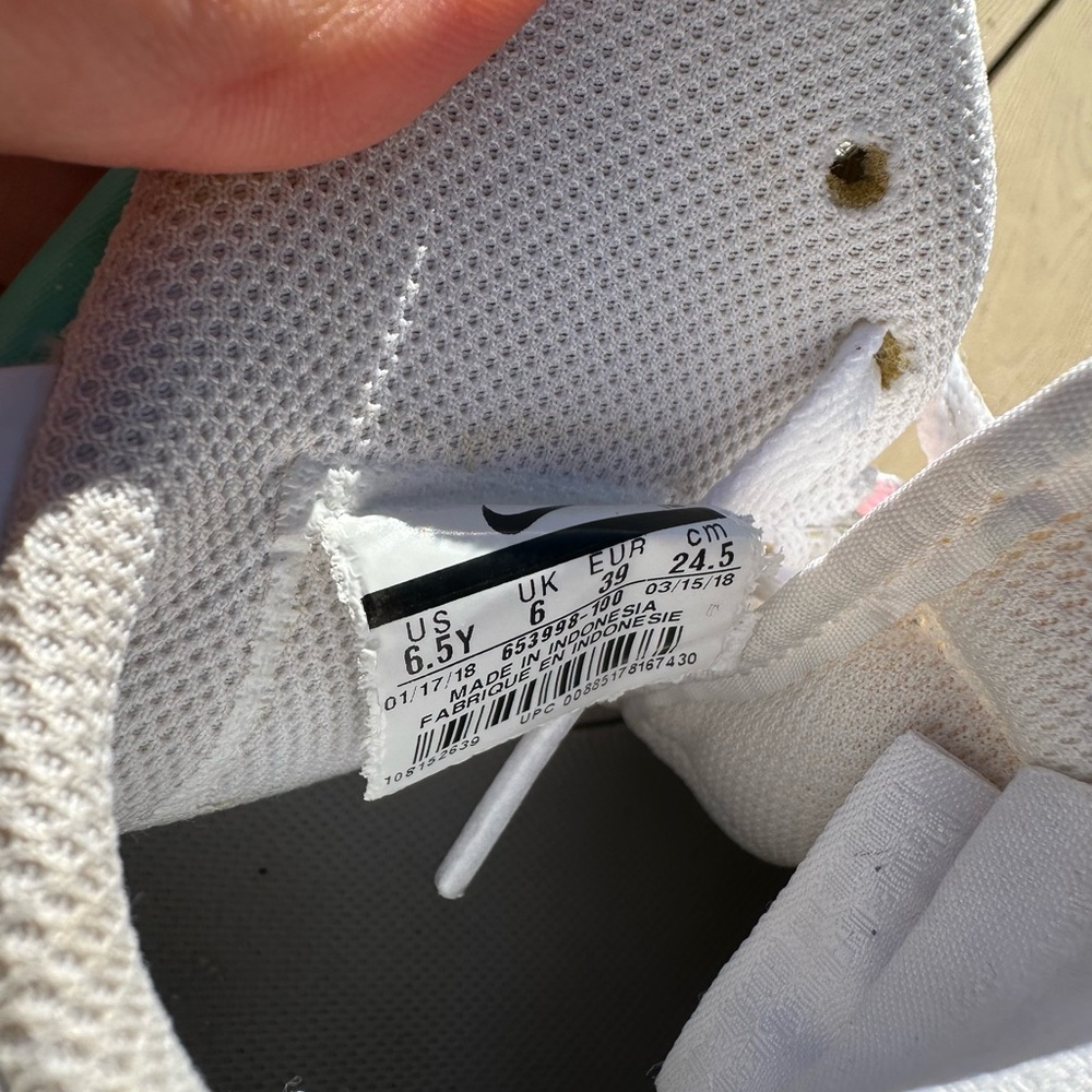 Nike Air Force 1 High Custom Shoes Green Yellow Purple Pink Sneakers 6.5 Y - Picture 4 of 7